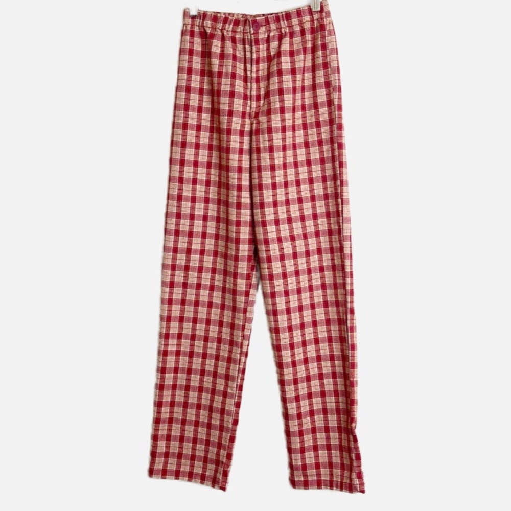 Brandy Melville Tilden plaid pants one size
